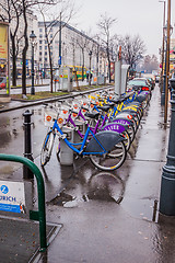 Image showing Citybike station in Vienna, Austria