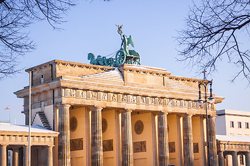 Image showing Brandenburg Gate in Berlin - Germany