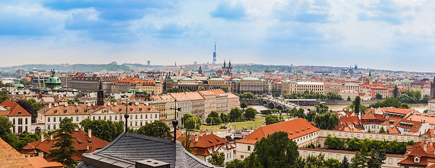 Image showing Prague city, one of the most beautiful city in Europe