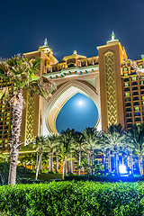 Image showing Atlantis, The Palm Hotel in Dubai, United Arab Emirates