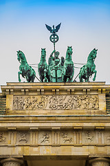 Image showing Brandenburg Gate in Berlin - Germany