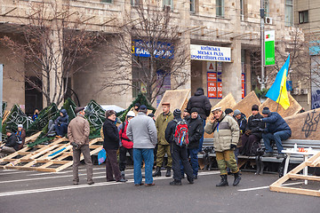 Image showing Protest on Euromaydan in Kiev against the president Yanukovych