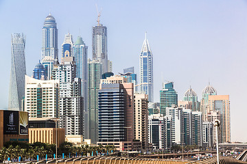 Image showing Dubai Marina Metro Station, United Arab Emirates