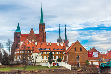 Image showing Wroclaw old city panorama