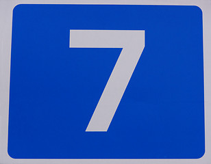 Image showing Lucky Number Seven