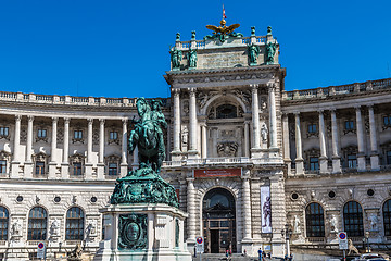 Image showing Vienna Hofburg Imperial Palace at day, - Austria