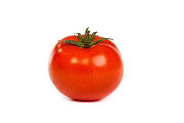 Image showing Fresh red tomato isoated on white