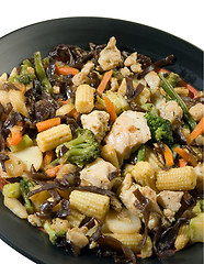 Image showing chicken stir fry