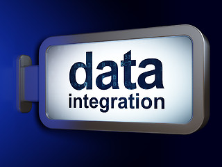 Image showing Information concept: Data Integration on billboard background