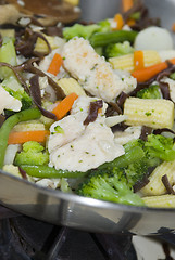 Image showing chicken stir fry