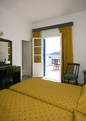 Image showing   hotel suite greek island beach mykonos