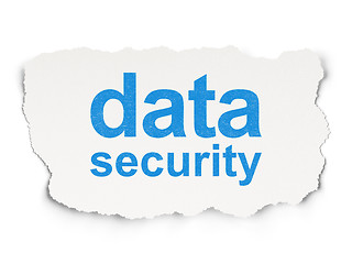 Image showing Safety concept: Data Security on Paper background