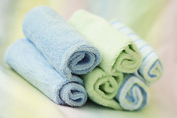 Image showing Rolls of towels