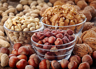 Image showing various kinds of nuts