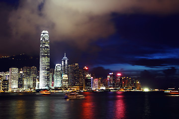 Image showing Hong Kong at night