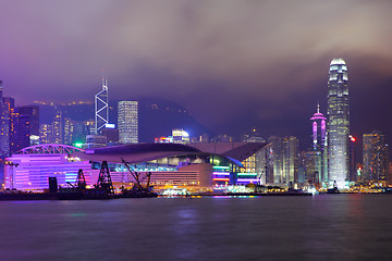 Image showing Hong Kong cityscape at night