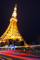 Image showing Tokyo city at night