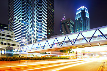 Image showing Busy traffic in Hong Kong