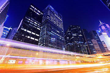 Image showing Traffic trafic with Hong Kong