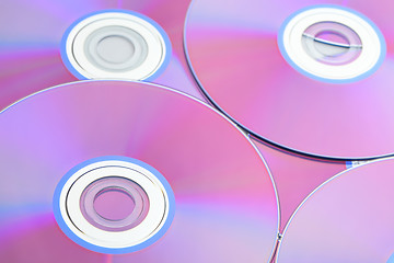 Image showing Compact disc close up