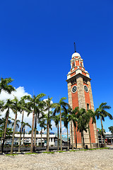 Image showing Clock tower in Hong Kong