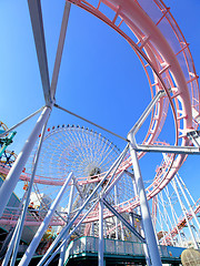 Image showing Amusement park in Yokohama