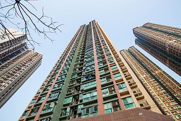 Image showing Apartment building in Hong Kong