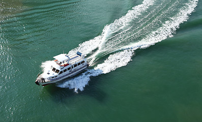 Image showing Cruise boat on sea