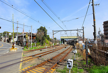 Image showing Railway in Kyoto city