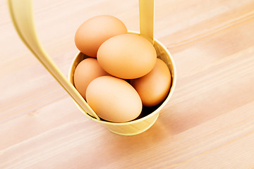 Image showing Egg in bucket
