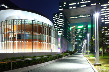 Image showing Government headquarter in Hong Kong at night