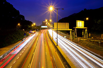 Image showing Traffic on highway