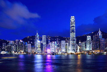 Image showing Hong Kong at night