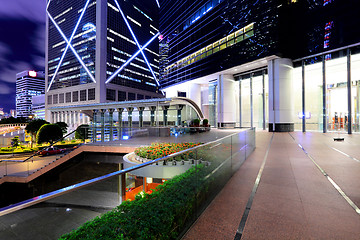 Image showing Business district in Hong Kong