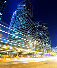 Image showing Busy traffic in Hong Kong