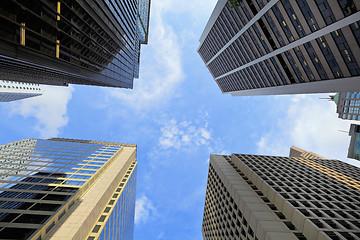 Image showing Office building to sky