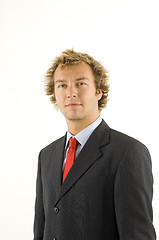 Image showing Handsome businessman in a studioshot