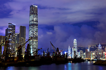 Image showing Kowloon side in Hong Kong