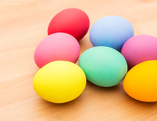 Image showing Colourful easter egg