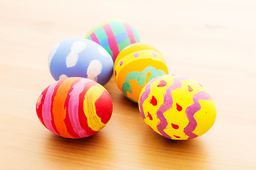 Image showing Painted easter egg