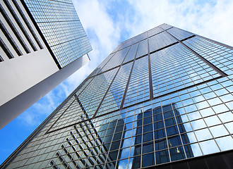 Image showing Office building to sky