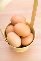 Image showing Egg in bucket