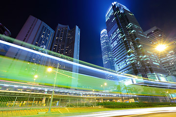 Image showing Busy traffic in Hong Kong