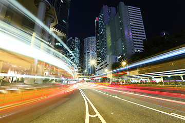 Image showing Hong Kong busy traffic