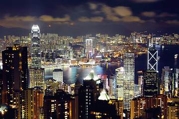 Image showing Hong Kong from the peak