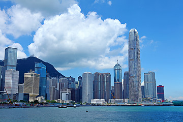 Image showing Commercial district in Hong Kong