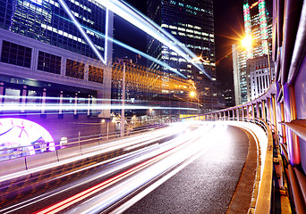 Image showing Busy traffic in Hong Kong