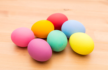 Image showing Colourful easter egg