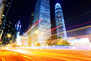 Image showing Busy traffic in Hong Kong