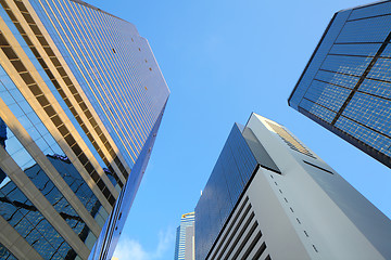 Image showing Modern office from low angle